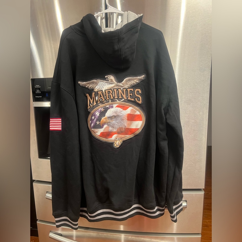 Marine Corp sweatshirt.  Bradford‎ Exchange